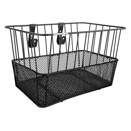 Sunlite Standard Deep Wire/Mesh Basket, Black