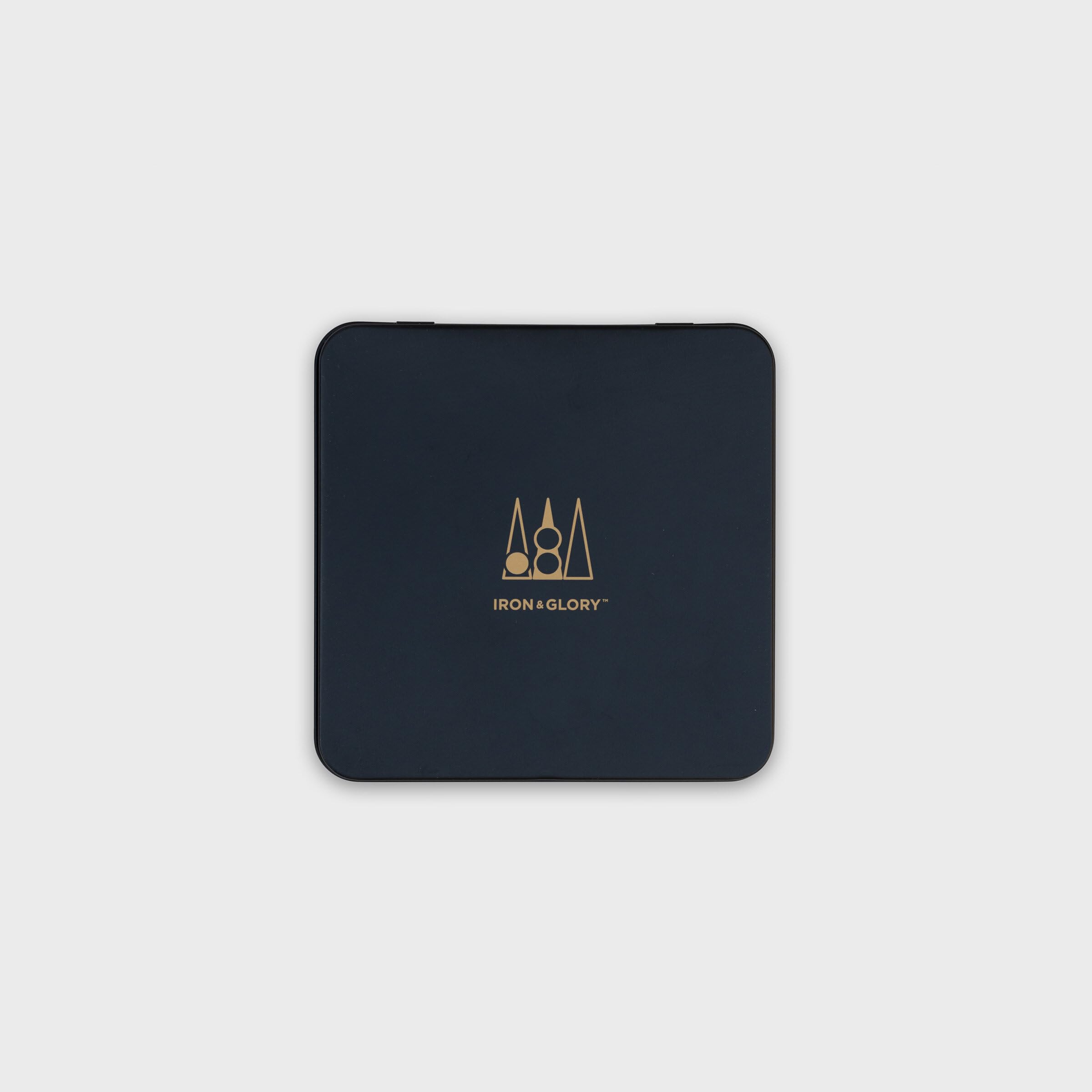 Iron & Glory Ensemble de Backgammon de Voyage magnétique en étain Durable avec pièces magnétiques sécurisées, Jeu de société Compact et Portable pour Jeu de stratégie Familial avec Pochette de