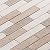 Modket TDH246CG Crackle Glass Crema Marfil Marble Stone Beige Sand Brick Joint Modern Mosaic Tile Backsplash Kitchen Bath Bathroom Shower Interior Wall