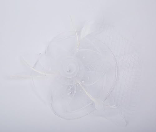 Miniatura 6 de Sombreros inspirados en el estilo de los años 20 y 50, sombrero pastillero, sombrero de cóctel, fiesta de té, sombrero con velo para niñas y mujeres