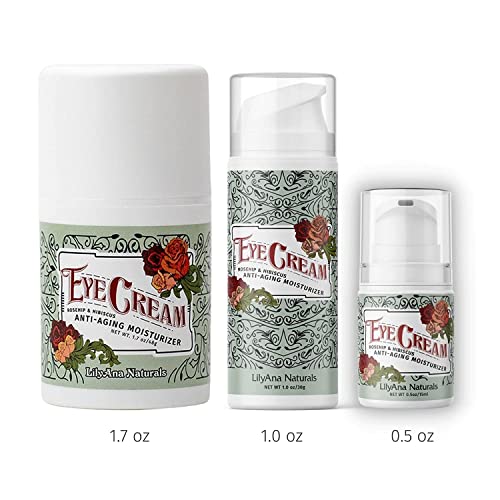 Lilyana Naturals Eye Cream For Dark Circles And Puffiness, Under Eye Cream For Wrinkles, Anti Aging Eye Cream Helps Improve Dryness And Is Great For Sensitive Skin - 1.7Oz - 2 Pack - Made In Usa #TOP5