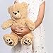 Imagen de LotFancy Oso de Peluche Animal de Peluche Oso Peluche 38cm Marrón Claro Día de San Valentín