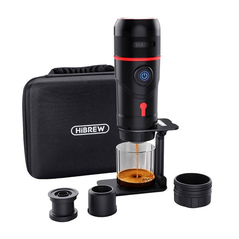 HiBREW Cafetera portátil 3 en 1 H4-premium con funda de 80 W