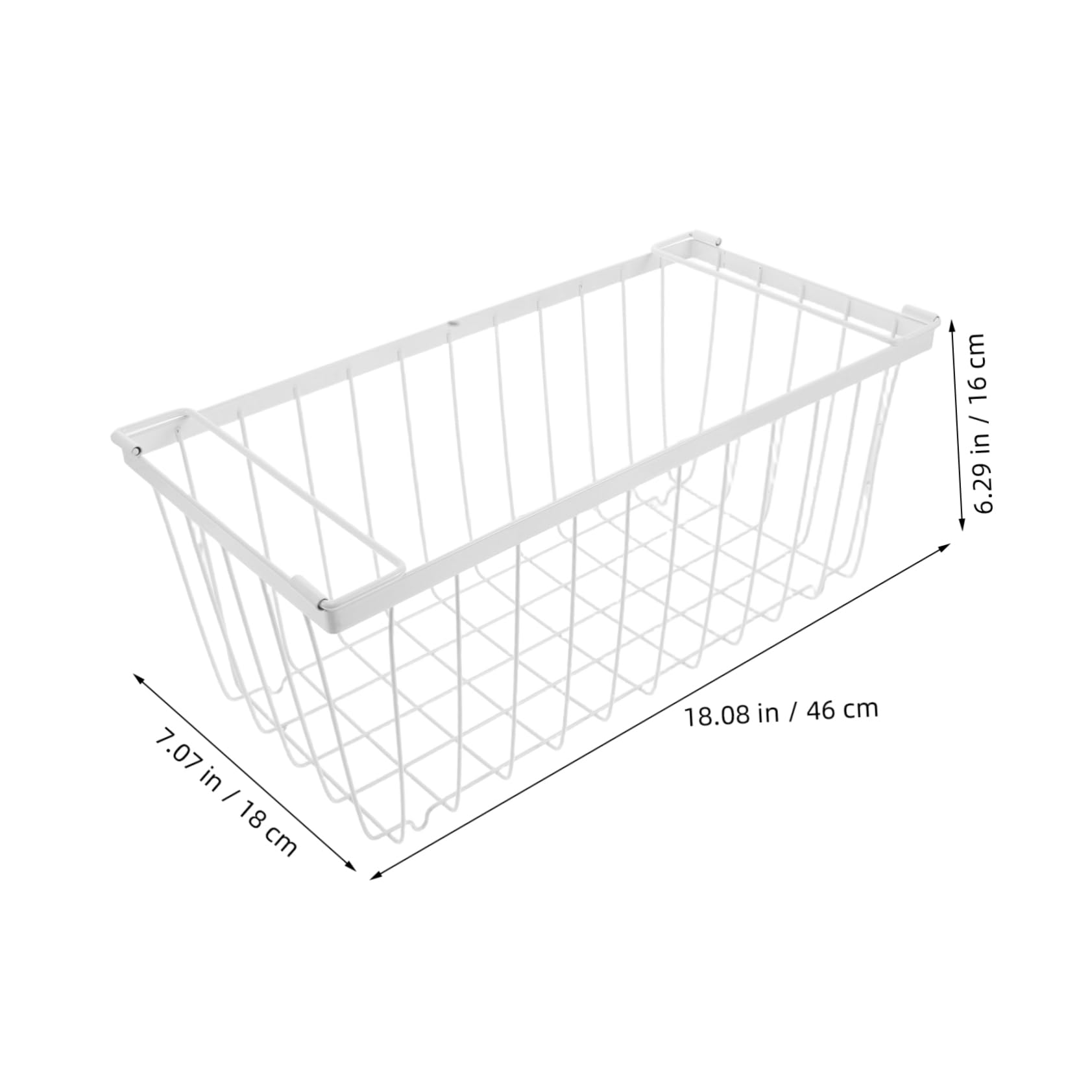 TOPBATHY Cesta Colgante para Congelador de Alambre Organizador de Almacenamiento Hogar para Armarios Despensas y Refrigerador
