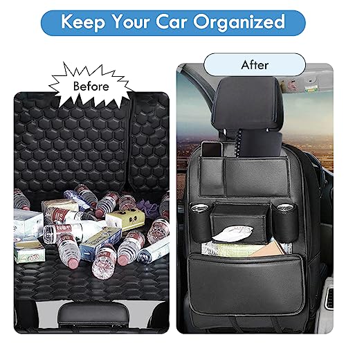 image for HOMCENT Car Seat Organiser 2 Pack,Car Organiser Back Seat 2 Pack with 