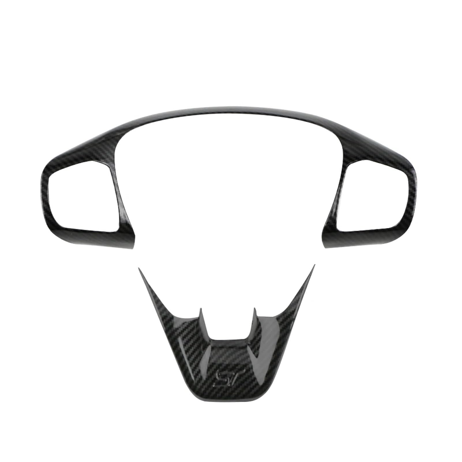 Telaio Per Pulsanti Volante In Fibra Di Carbonio Per Ford Fiesta ST MK8 2017-2022 – Rivestimento Decorativo Per Interni Auto, Facile Da Installare