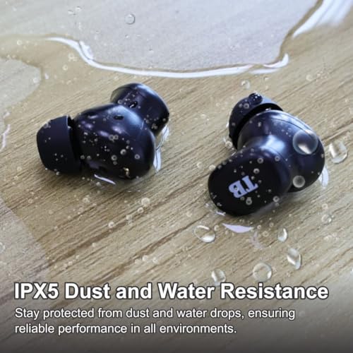Image of TeddyBuddy T29 ANC, Active Noise Cancellation(~20 to 35 dB), 60Hrs Battery, Bluetrum Sound,v5.4 Bluetooth, Impedence 16Ω, Omnidirectional, Games Mode TWS Earbuds Wireless Earphones with mic (Black)