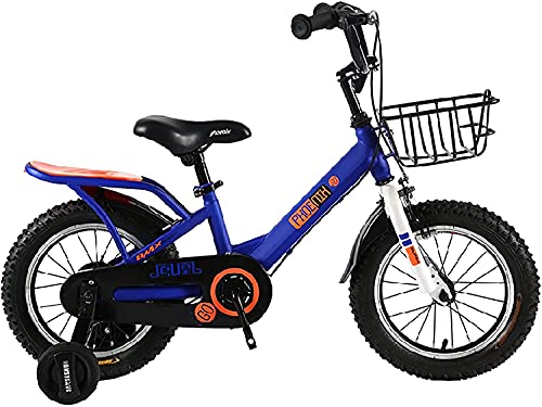 Gymqian Kinderfahrrad Kinder Outdoor Fahrrad,14/16/18 Zoll,Jungen Mädchen Fahrrad High Carbon Rahmen,Für 3-13 Jahre Altes Fahrrad,B,14 Zoll