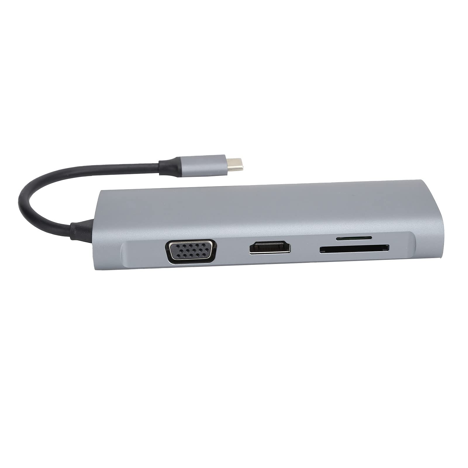 Komputerowa stacja dokująca 11 w 1, stacja dokująca typu C z gniazdem SDTF/karty, wyjście 4K przy 60 Hz, 3 porty USB 30, Gigabit Ethernet, szybkie ładowanie 60 W dla OS XWindowsLinux//laptopy