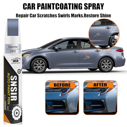 Image of Car Touch up Paint(1K3 Celestite) Compatible with Toyota, Car Paint Pen Scratch Repair Two-In-One Touch Up Paint, Premium Car Scratch Remover for Deep Scratches