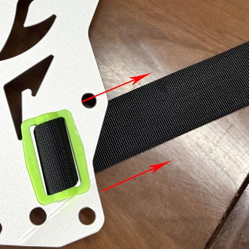 XUZHID Belt Slid Keeper?Diving Side Mount Attachments Diving Weight Belt Retainers Sidemount Diving Steel Weight Belt Slide Buckles