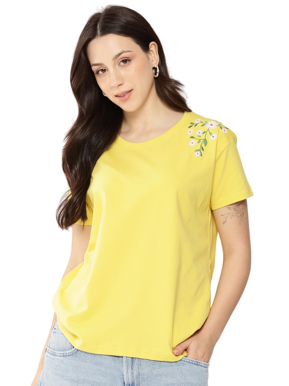 dillinger Womens Boxy Regular Embroidery Tshirt-picture-22