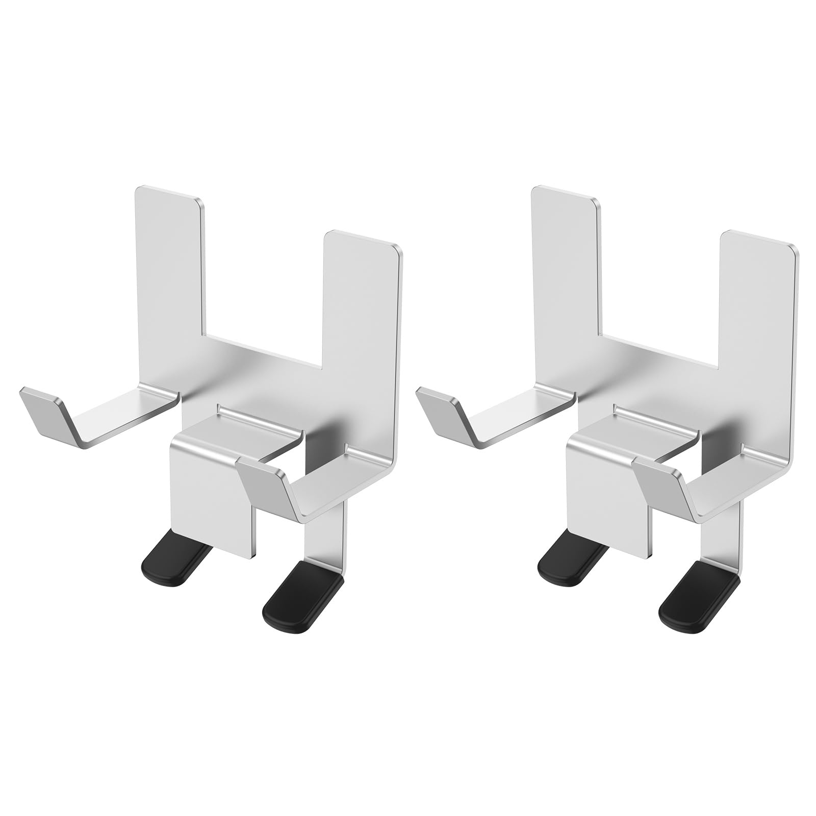 HSHGZSR 1Pc/2Pcs Pot Lid Holder, Crock Pot Lid Holder, Kitchen Crock Pot Lid, Pot Lid Stand with Silicone Pad, Holder Stainless Steel Pot Lid Rack for Most Cooking Pot to Keep Countertop No Mess (2)