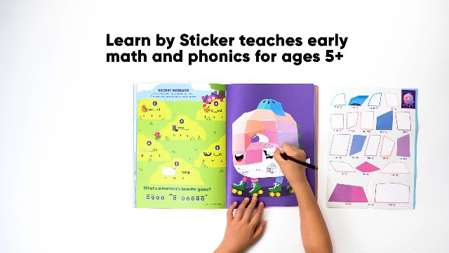 Image of Learn by Sticker: Beginning Phonics: Use Phonics to Create 10 Friendly Monsters!