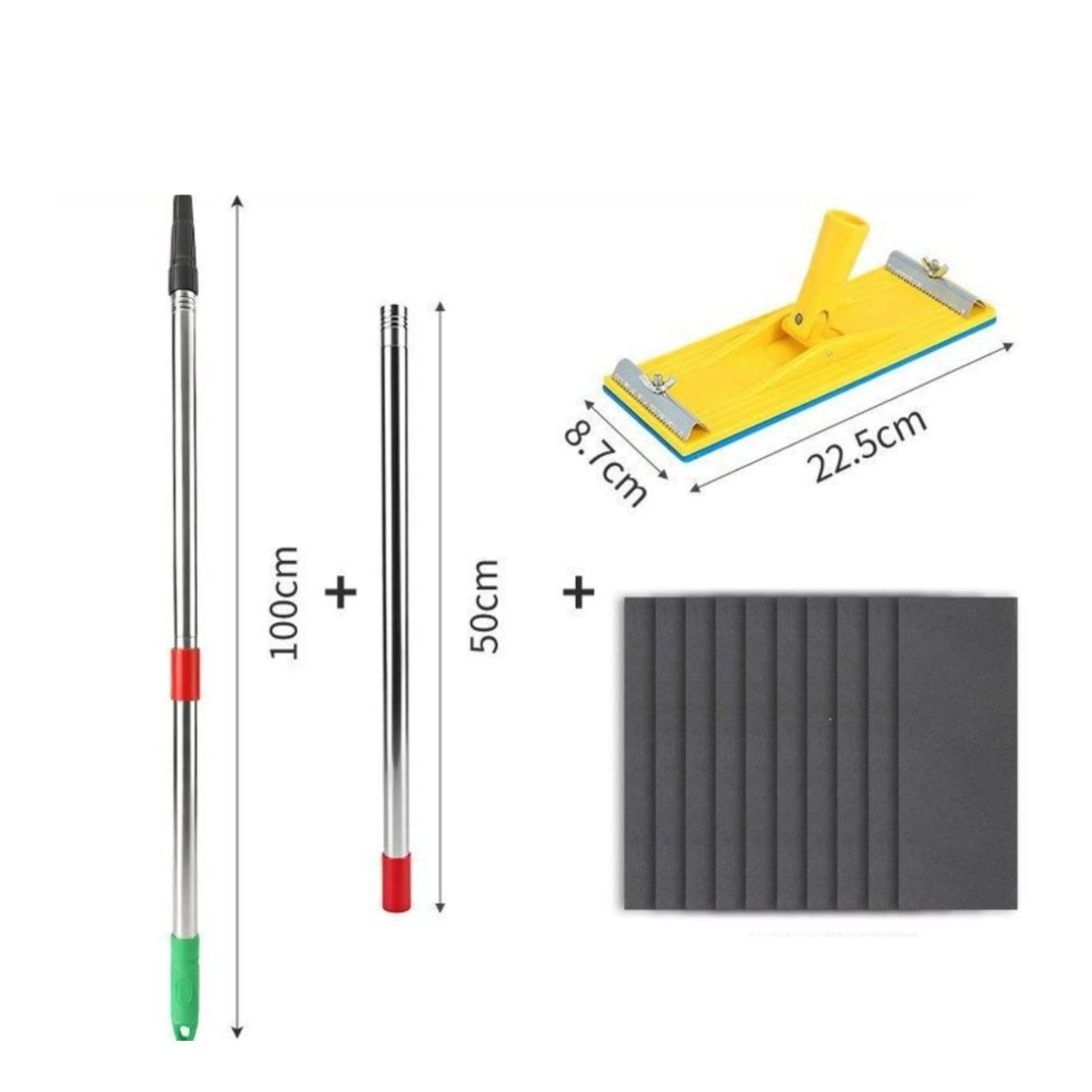 Varilla Pintura Multifuncional | table, Pos lescópico Rodillo Pintura, Plata, lescópico Acero Inoxidable, para renovaciones l Hogar, Estilo I