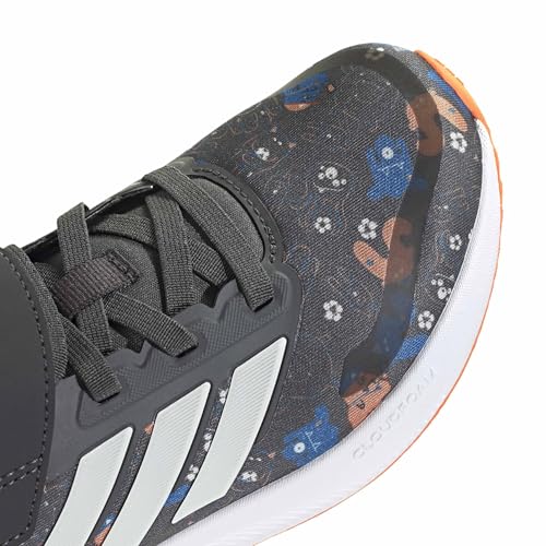 Image of adidas Kids' Marvel Run Falcon 5 Elastic Lace & Strap Shoe