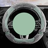 に適用 ホンダ クロスロード 2代目 RT1/2/3/4型 2007-2010年,ぬいぐるみ漫画秋冬ハンドルカバー 車用、柔らかくて暖かいぬいぐるみかわいいカーアクセサリー、秋冬、暖かく、ふわふわ、柔らかい、ぬいぐるみ、滑り止め、美しい 14/15 インチ (36/38 cm)、ユニセックス、クリスマスギフト,秋冬のぬいぐるみ車のハンドルカバー