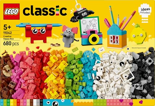 Image of Lego Classic Creative Happy Box Colorful Building Bricks Toy 11042 Building Blocks Toys for 5+ Gift for Boys and Girls