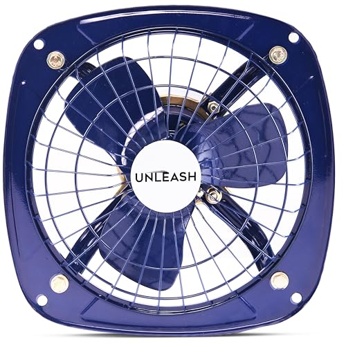 Unleash 9 inch 230 MM Metal Exhaust Fan For Kitchen, Exhaust Fan For Bathroom Kitchen Exhaust Fan, Bathroom Exhaust Fan Ventilation Fan (Navy Blue) (B0DHV6ZWF3) Amazon Price History, Amazon Price Tracker