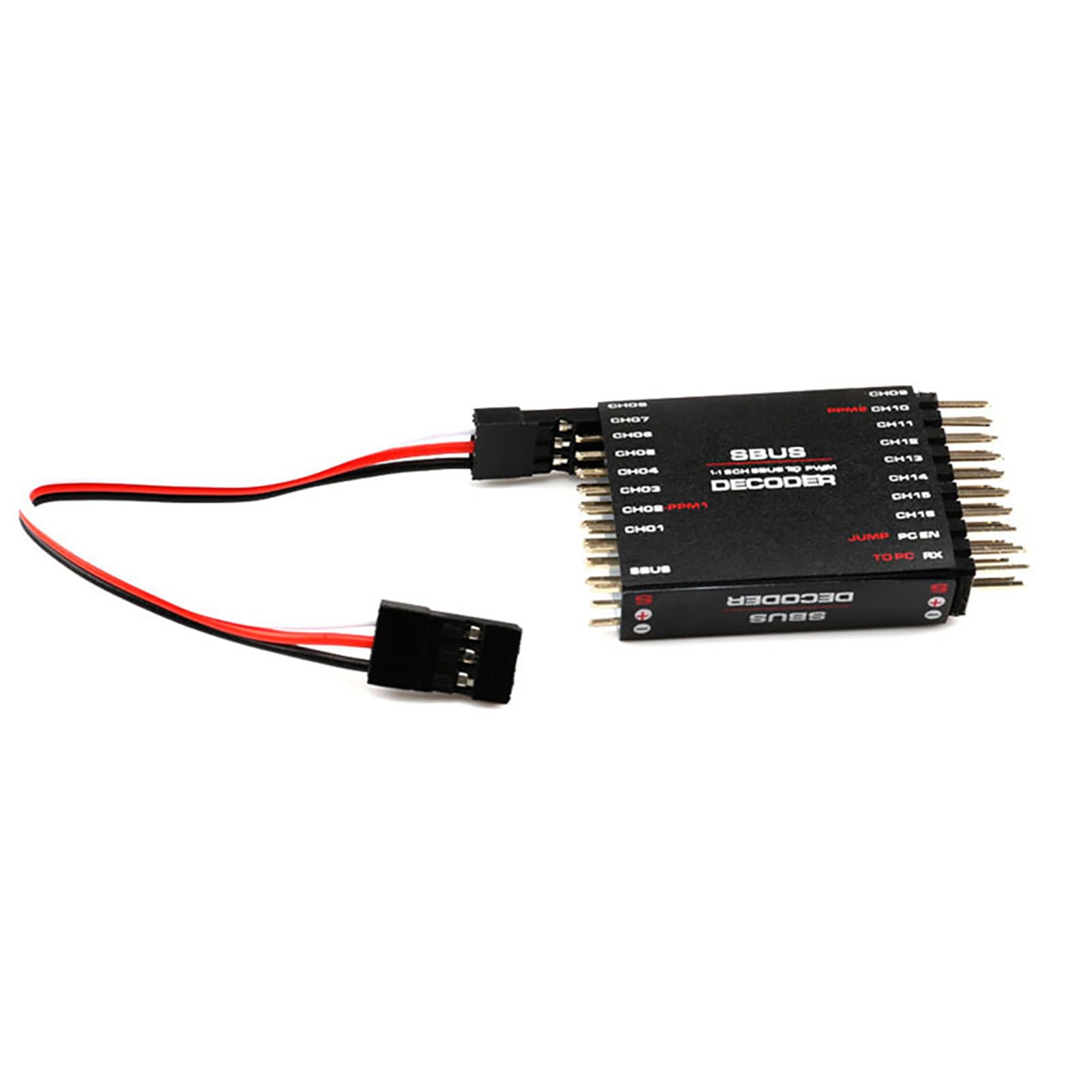 16CH SBUS al convertitore PWM/PPM/DECODER per Futaba per i segnali SBUS del trasmettitore Frsky