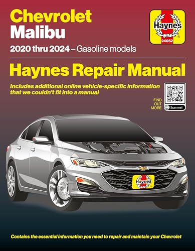 Haynes Chevrolet Malibu (2020-2024) Repair Manual – Maintenance, Troubleshooting, Wiring