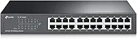 Switch de mesa/montavel em rack 24 portas 10/100mbps tp-link tl-sf1024d