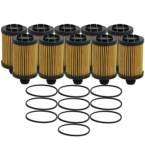 Set of 10 Engine Motor Oil Filters For Jeep Ram 1500 Classic Grand Cherokee 3.0L V6 DOHC 24 Valve Turbocharged DIESEL FI DI M EXF Automatic