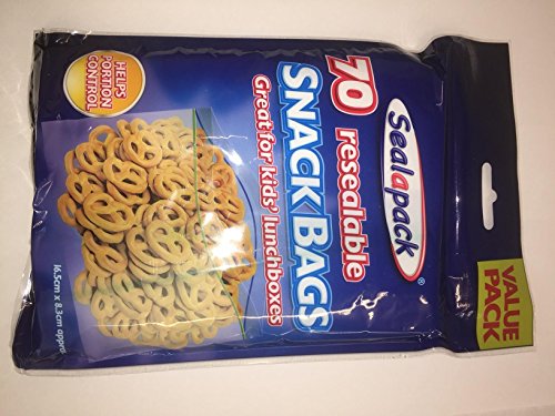 Sealapack 70 bolsas de merienda reseñable