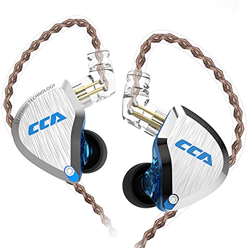 CCA C12 in Ear Monitor Headphones 5BA 1DD Hybrid...