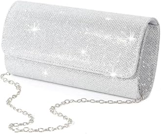 lovyoCoCo Evening Bag Clutch Purses for Women Ladies Sparkling Party Handbag Wedding Bag