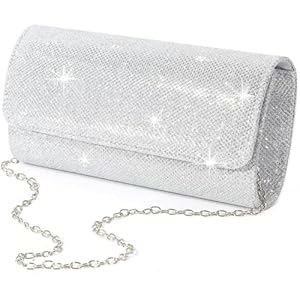 lovyoCoCo Evening Bag Clutch Purses for Women Ladies Sparkling Party Handbag Wedding Bag