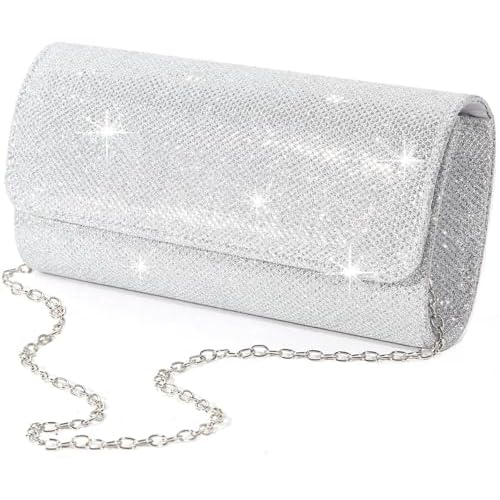 lovyoCoCo Evening Bag Clutch Purses for Women Ladies Sparkling Party Handbag Wedding Bag