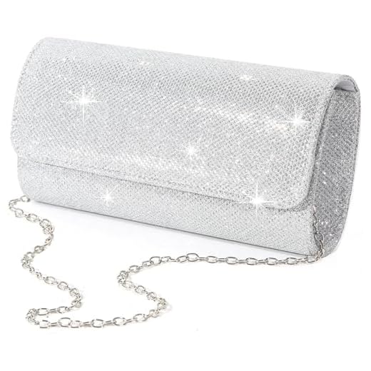 lovyoCoCo Evening Bag Clutch Purses for Women, Ladies Sparkling Party Handbag Wedding Bag