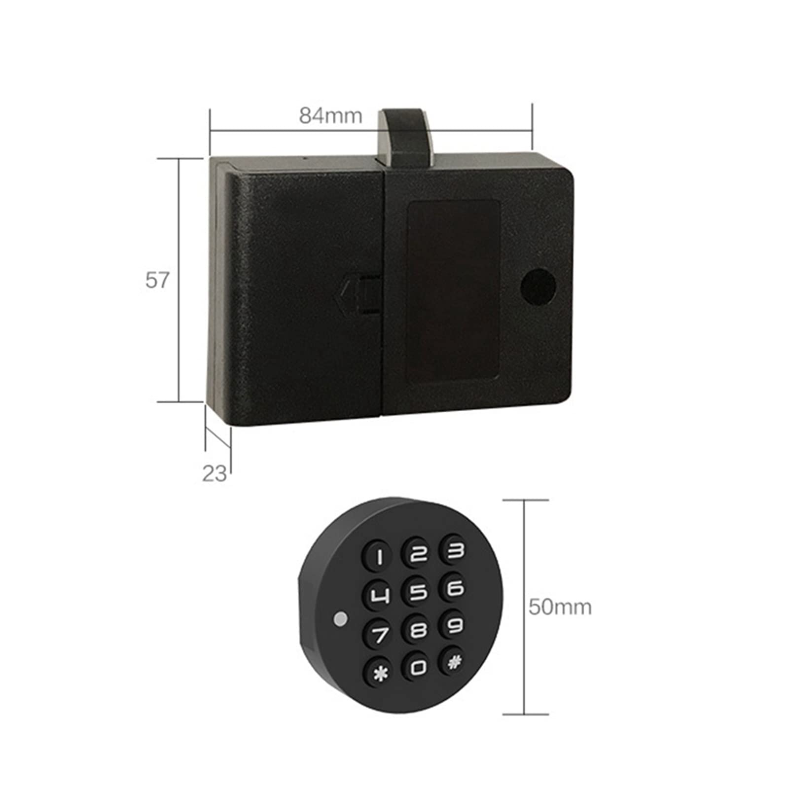 Serratura Smart Blocco password Blocco porta cassetto Antifurto Mini codice Armadietto Guardaroba Armadietto da palestra Serratura elettrica intelligente Blocco file Porta Casa Ufficio Appartamento