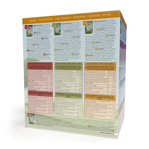 catz finefood Bio Katzenfutter MIX Paket - 6 x 85 g - Nassfutter für Katzen - N° 513, 511, 509, 507, 505 & 503 Ohne Getreide & zugesetzten Zucker (0,51kg)