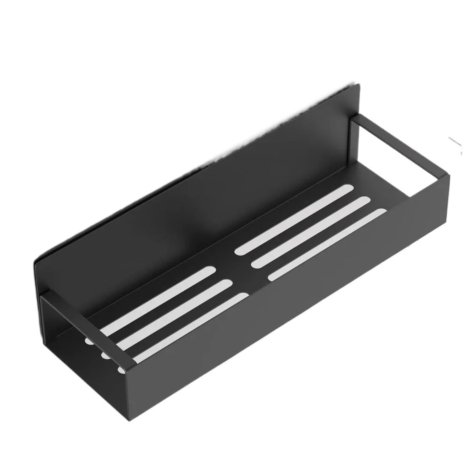 JTKSSCS Magnetic Shelf Magnetic Refrigerator Side Shelf Household Seasoning Storage Rack Kitchen Organizer Washing Machine Hanging(Black-S)