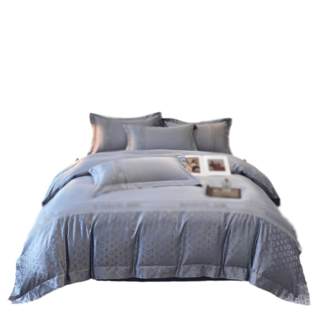 Ensemble broderie coton 200*230cm pour une chambre style grand hôtel