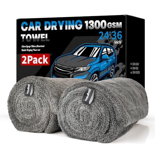 Singrune XL Car Drying Towel (2 Pack)