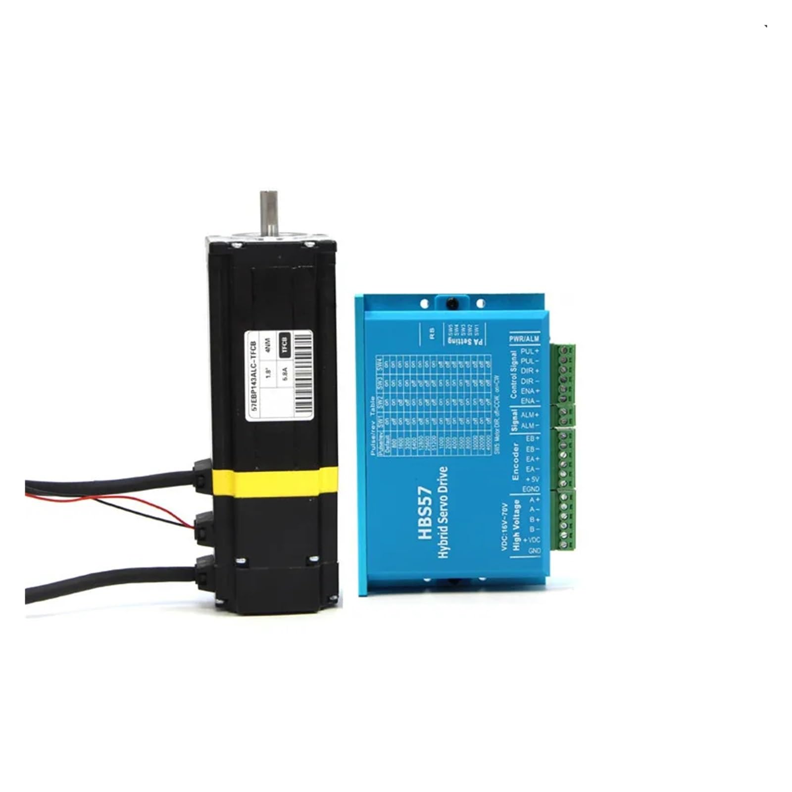 3Nm NEMA 23 closed loop stepper electronic starter 425oz.in 57 easy servo electronic starter with stepper electronic starter driver HBS56 EKFBQBGW