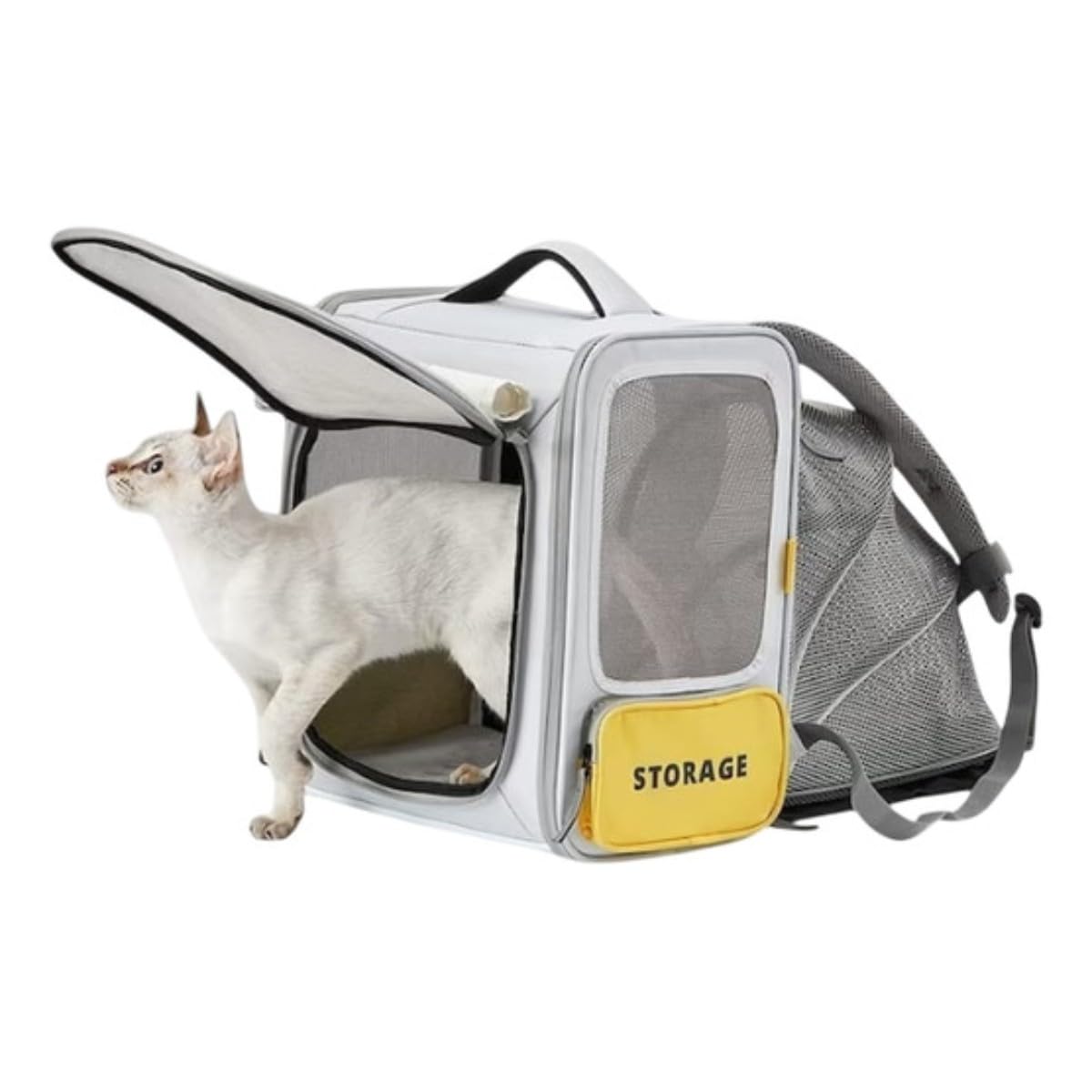 Petkit Breezy X Zone - Bolsa para mascotas, color gris