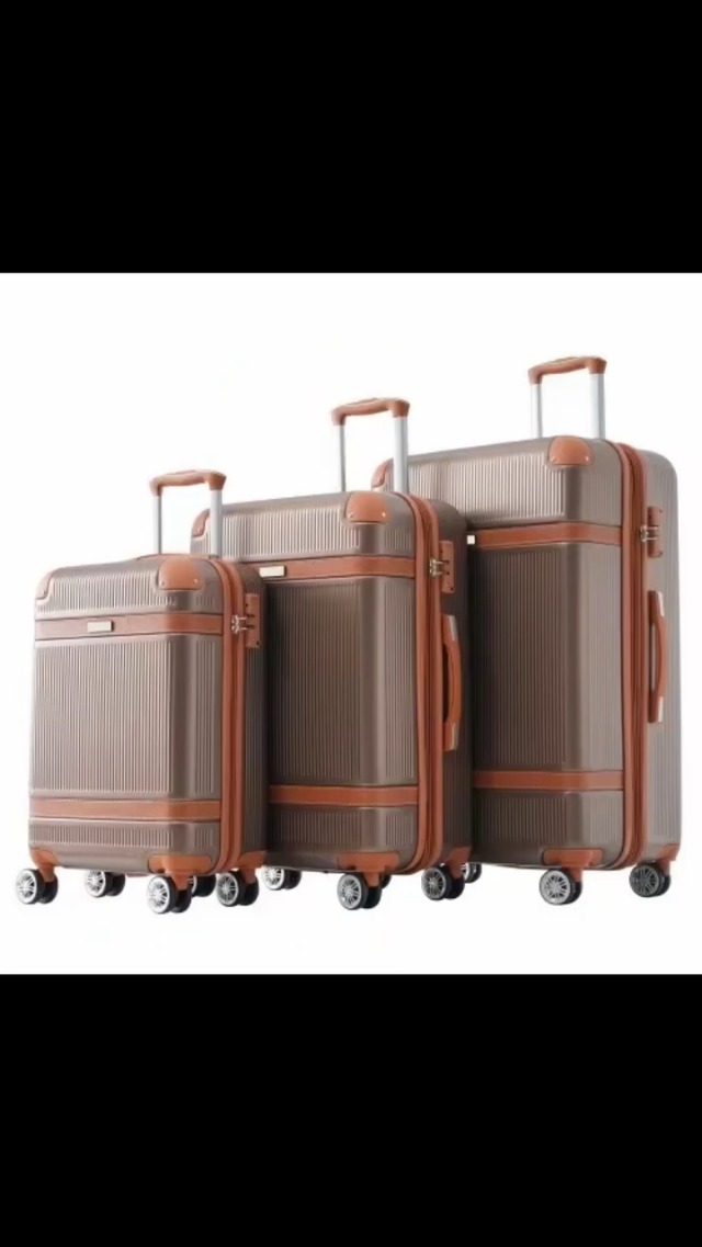Amazon.com: Merax Hardshell Luggage Sets 3 Piece Set 20