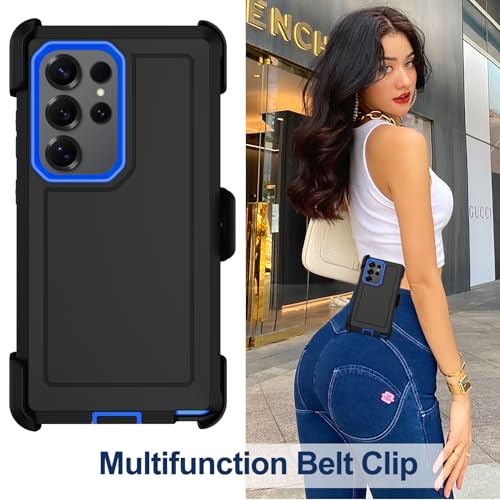 Coque Galaxy S25 Ultra antichoc double couche robuste avec béquille intégrée - 6
