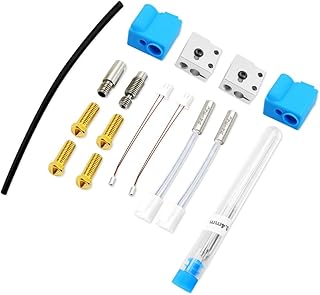 3D Printer Extruder Kit Fit for Artillery Sidewinder X1 X2 3D Printer Extruder Hotend Kit with Silicine Socks Heating Block All Metal Throat Nozzles