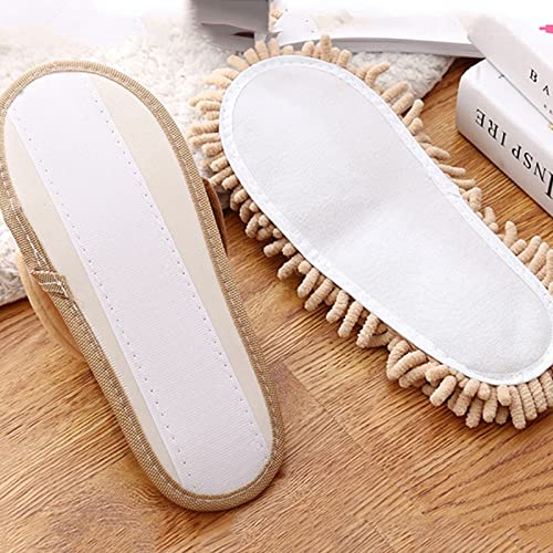 Floor Cleaner Shoe Mop Mop Slippers For Floor Cleaning Cartoon Mikrofaser Hausschuhe Lazy Slippers Shoe Schmutz Haare Reinigung for Home Office Floor Dust Dirt Hair Cleaning Tool Unisex size 42