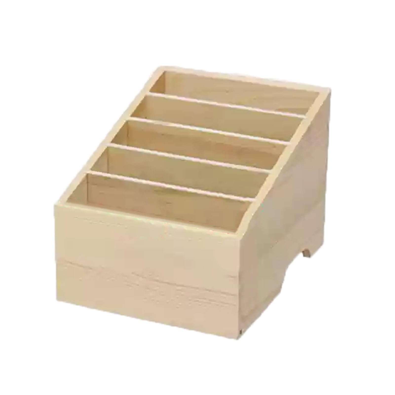 Mobile Phone Storage Cabinet Desktop Storage Box Wooden Mobile Phone Storage Cabinet,Solid Wood Structure Small Body Easy to Move,Suitable for School Office Training Institutions(Color 1,5 grids)