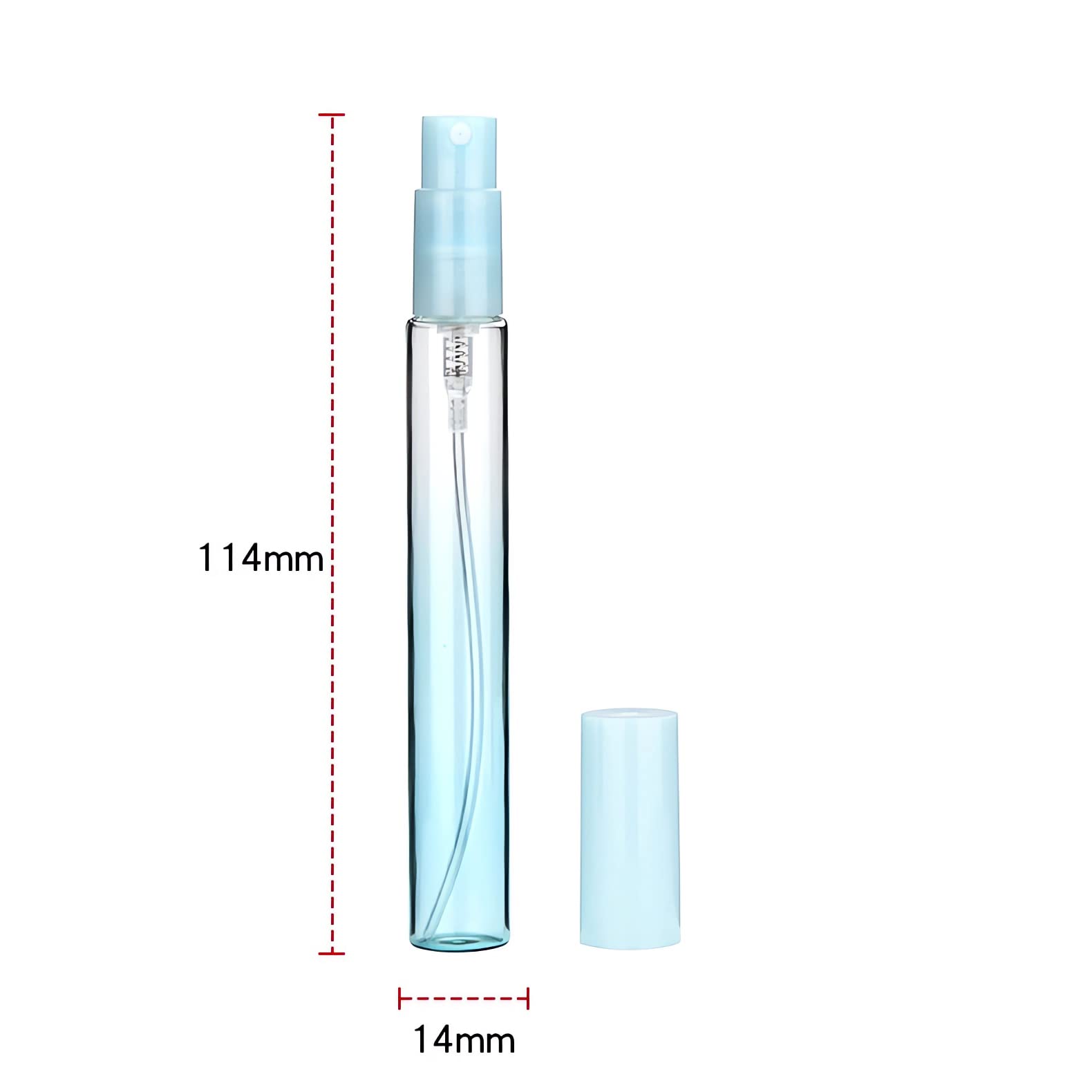 48 Pezzi 10ml Gradiente Giallo Bottiglie Atomizzatore di Profumo flacone spray Con Sprayer per Viaggiare Festa Appuntamento Vita Quotidiana+ 1 x imbuto
