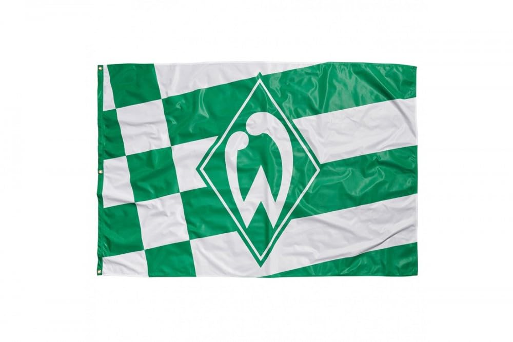 Werder Bremen SVW Hissfahne 180 x 120 cm, grün, Stück