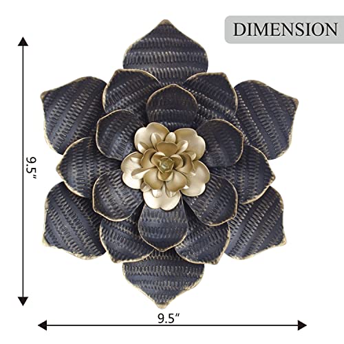Decointo Metal Flowers Wall Sculptures thumb #3