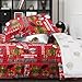 FOCO Chicago Blackhawks NHL Team Color Bed in a Bag Comforter Bedding 5 Piece Set - Full