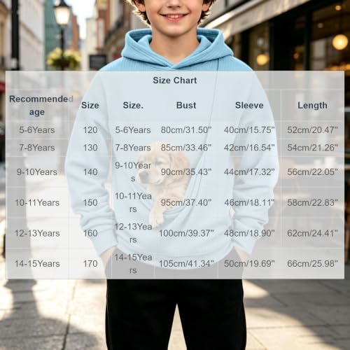 Boys Pet Pouch Hoodie Fleece Warm Sweatshirt Cute Cat Dog Carrier Pullover - image 4
